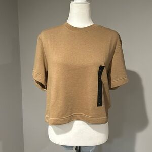 Brand new short sleeve crop top lightweight